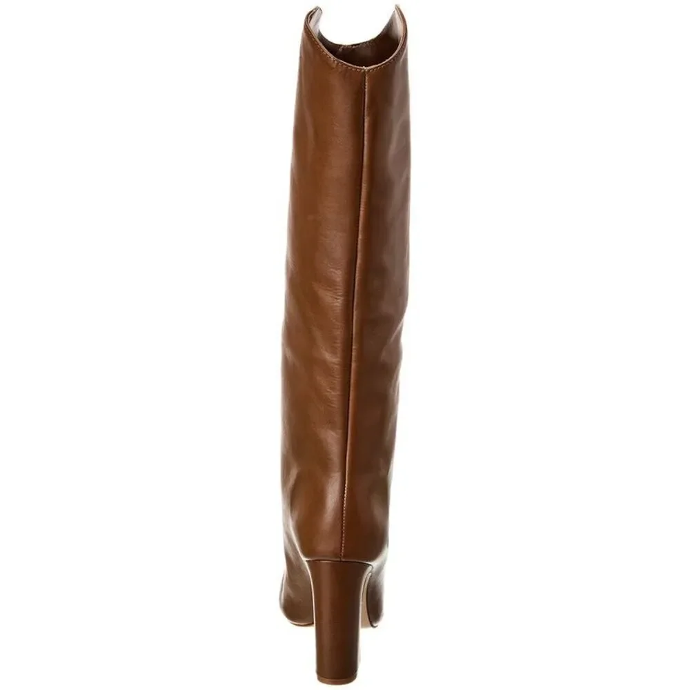 SCHUTZ Women's Over-the-Knee Leather Boots in Brown